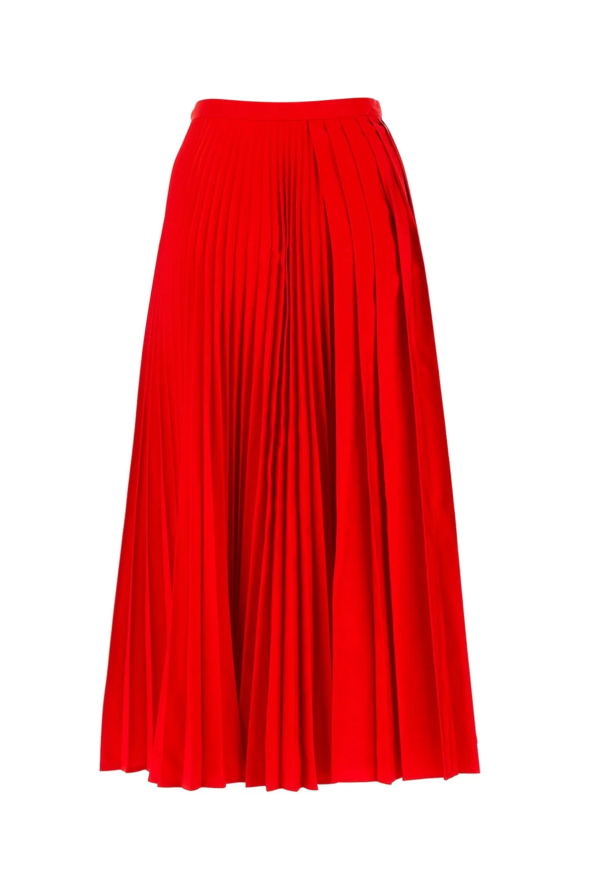 Valentino Pleated Midi Skirt