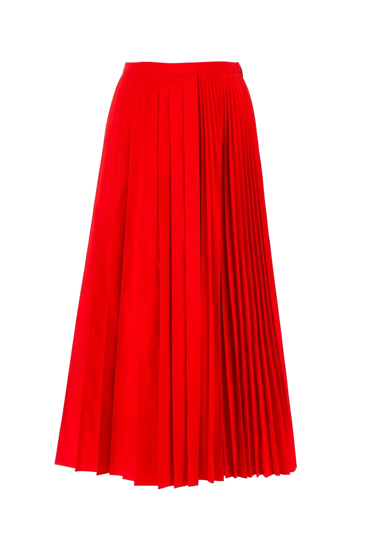 Valentino Pleated Midi Skirt