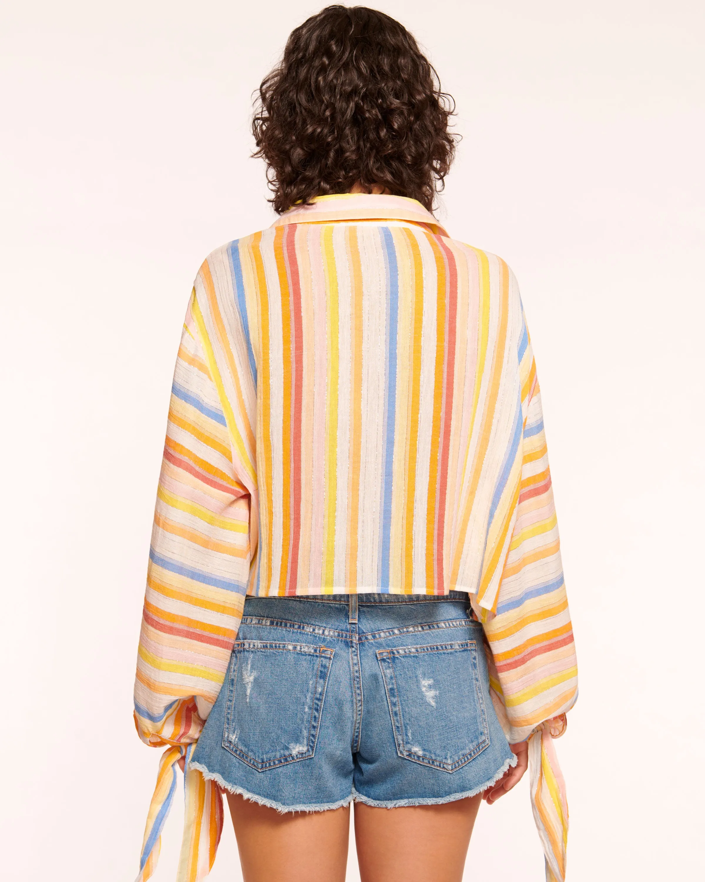Vesta Button Down Coverup Top
