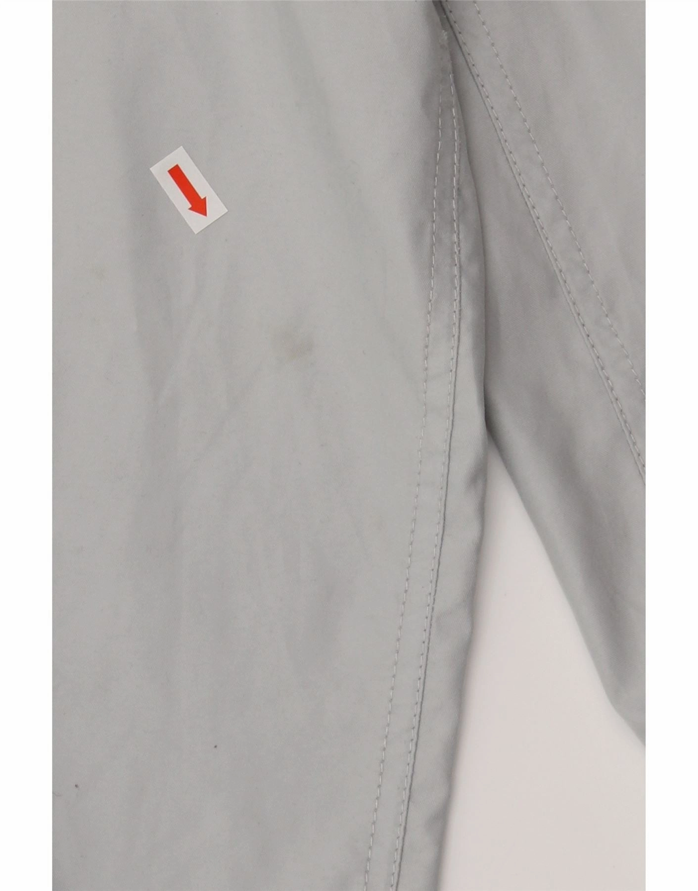VINTAGE Mens Straight Cargo Trousers Large W34 L33 Grey