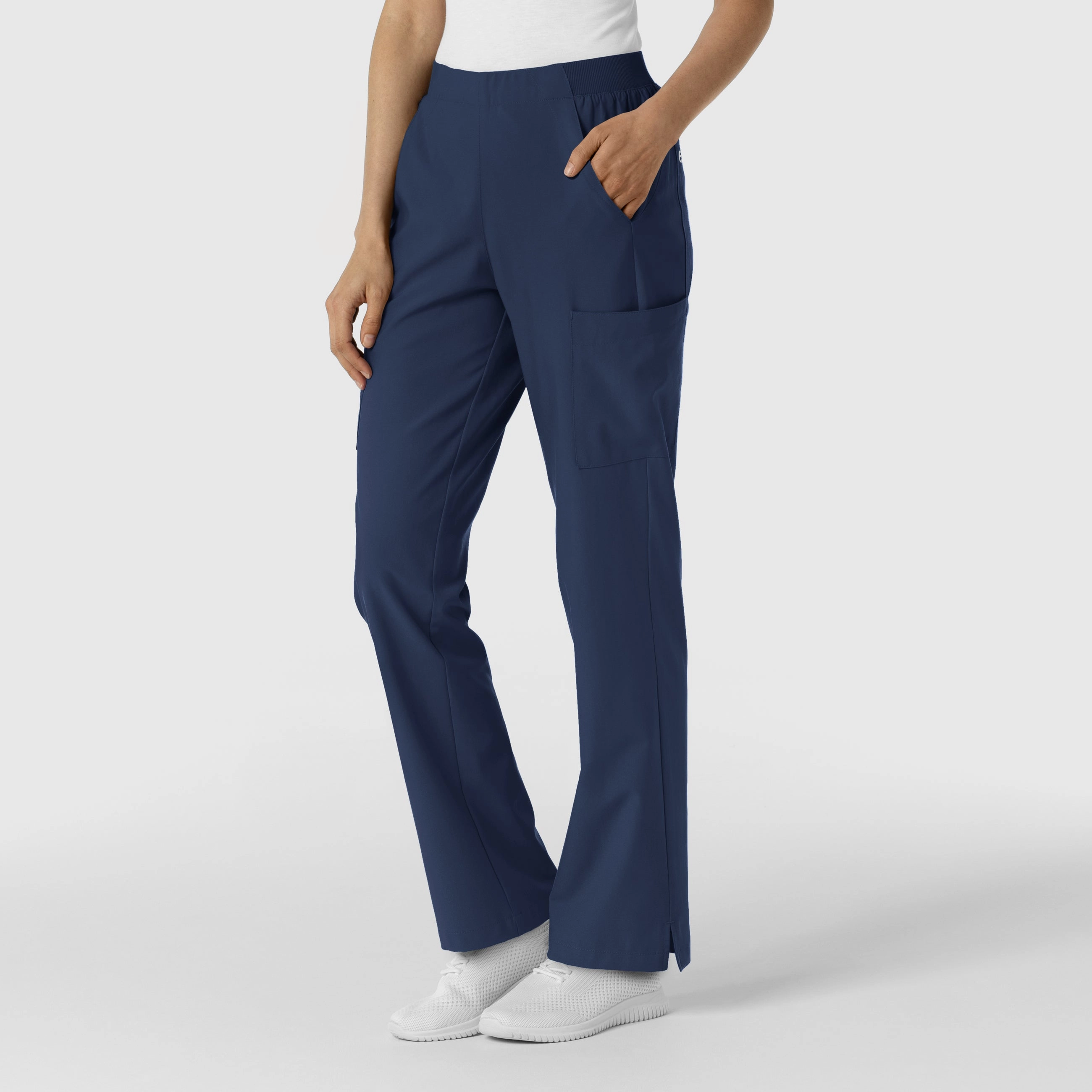 W123 Women's Cargo Utility Scrub Pant - Navy
