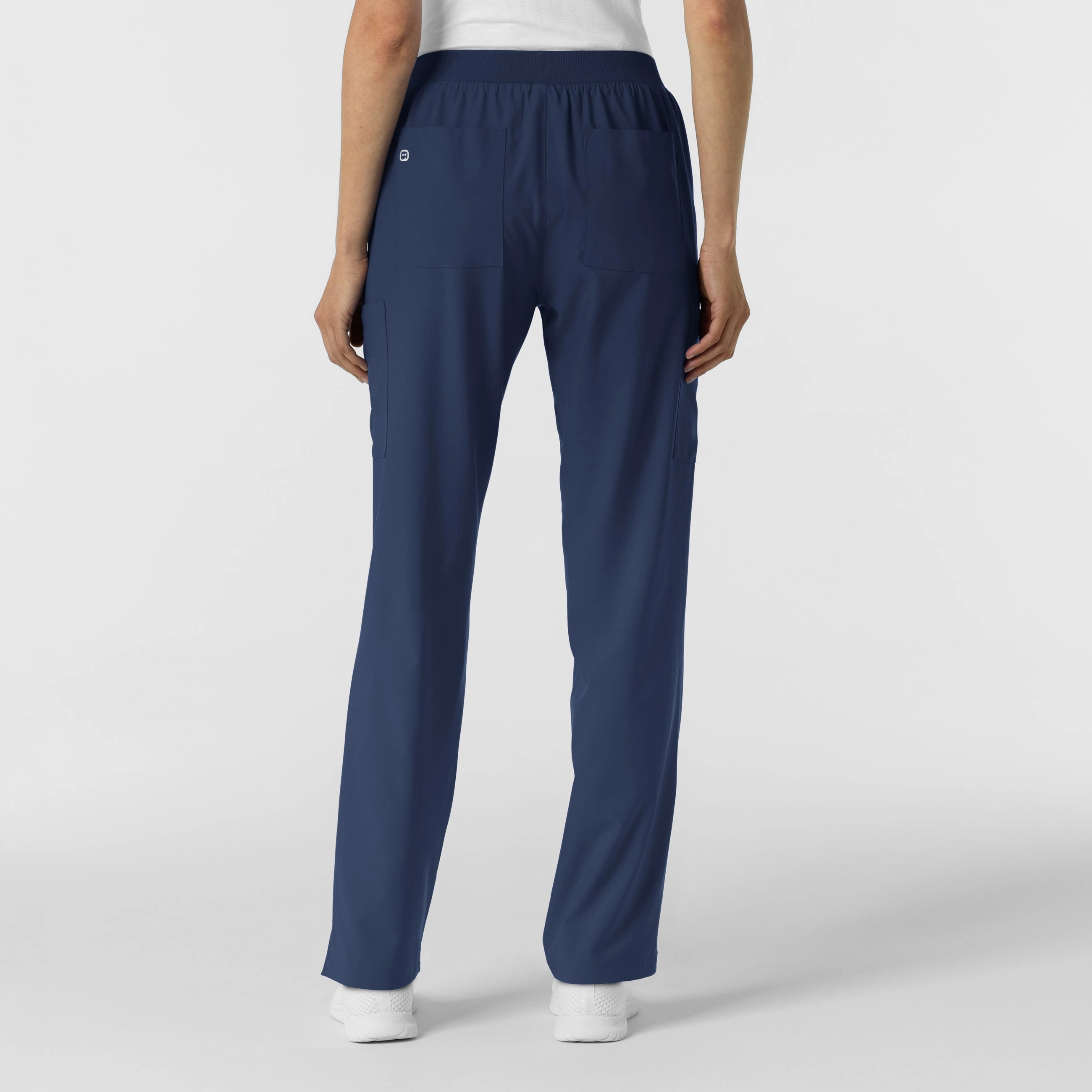 W123 Women's Cargo Utility Scrub Pant - Navy