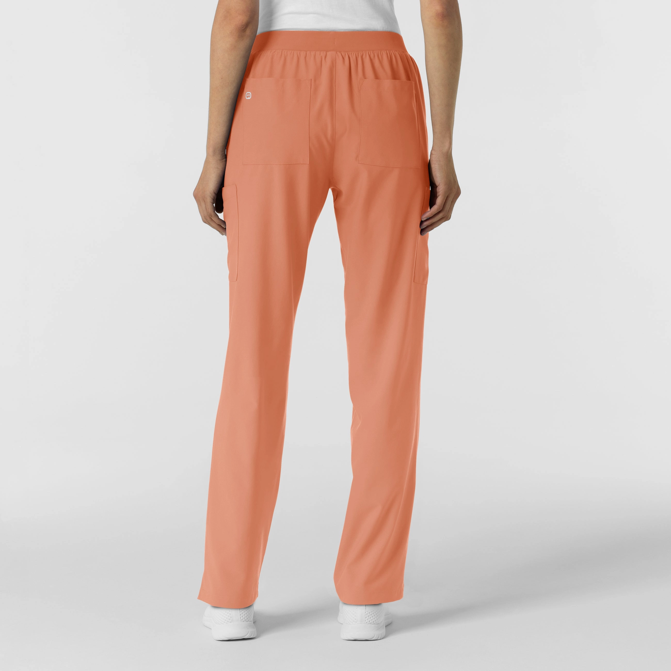 W123 Women's Cargo Utility Scrub Pant - Terracotta