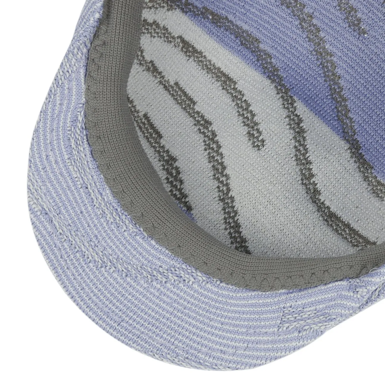Wavy Stripe 507 Flat Cap by Kangol