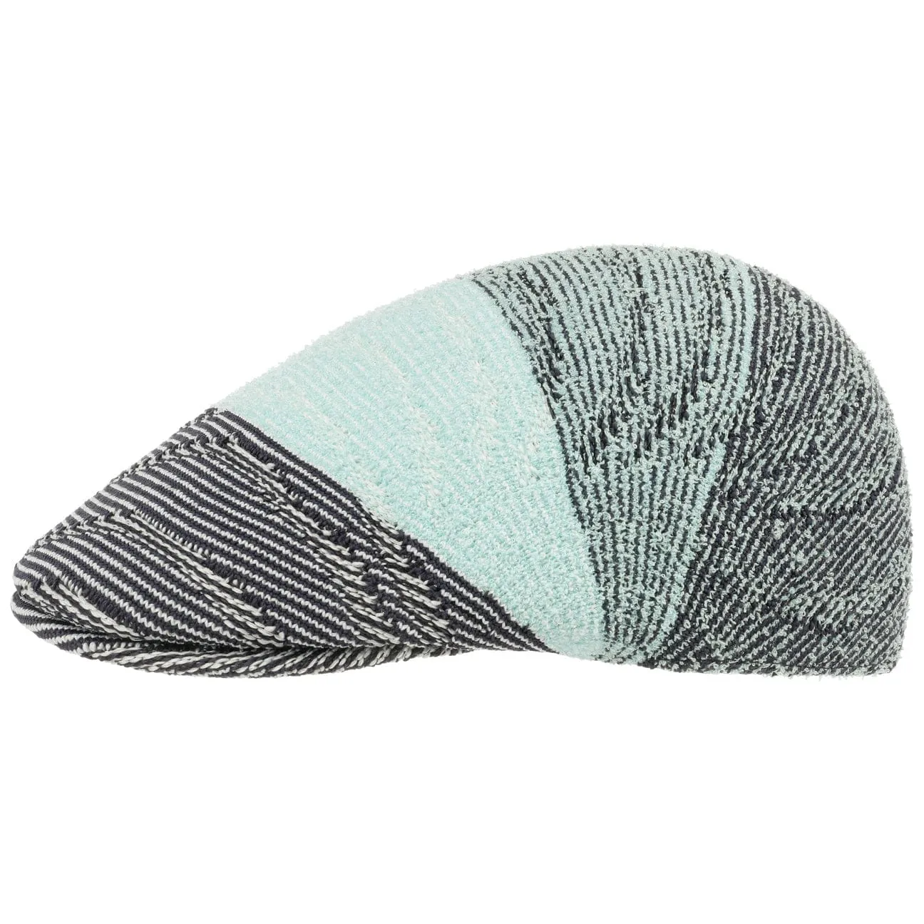 Wavy Stripe 507 Flat Cap by Kangol