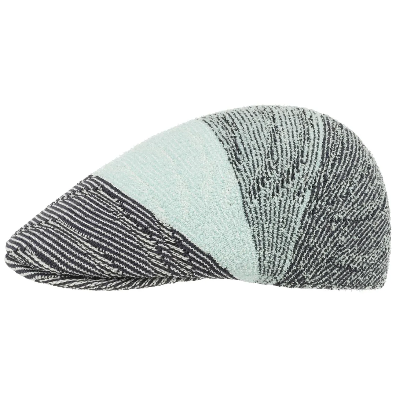 Wavy Stripe 507 Flat Cap by Kangol