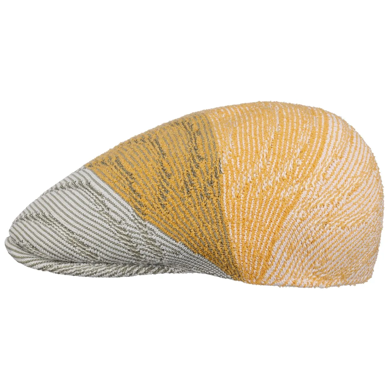 Wavy Stripe 507 Flat Cap by Kangol